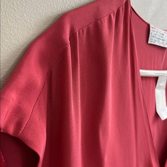 Shipley and Halmos Barneys New York red silk dress size 10 new - Picture 14 of 16